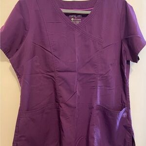 Women's Purple Scrub Top